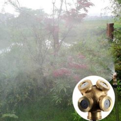2-4Hole Adjustable Brass Sprayer Misting Nozzle Head Garden Sprinkler Irrigation