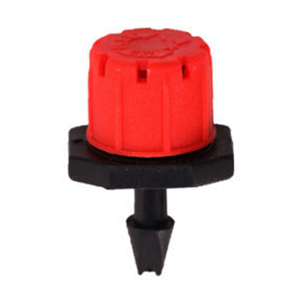 Anti-Clogging Emitter Dripper Red Garden Supplies Kalolary 100Pcs 1/4Inch Adjustable Watering Sprinklers for Micro Drip Irrigation System 1/4Inch Drip Irrigation