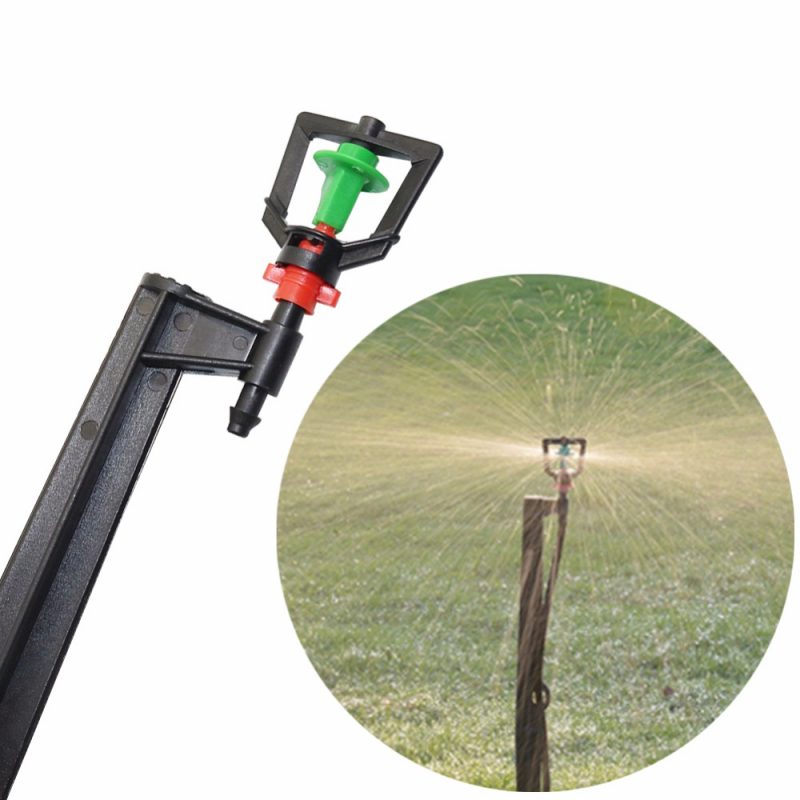 5 sets 360 Degree Rotating Misting Micronozzle with brackets holder