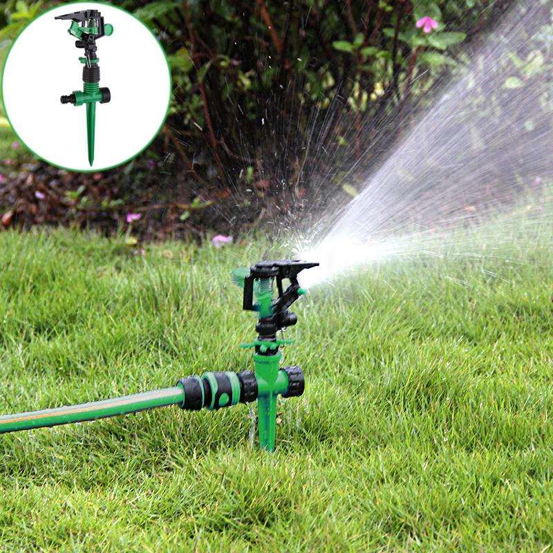 8-Hole Adjustable Watering Nozzle Irrigation Gardening Garden Lawn Sprinkler